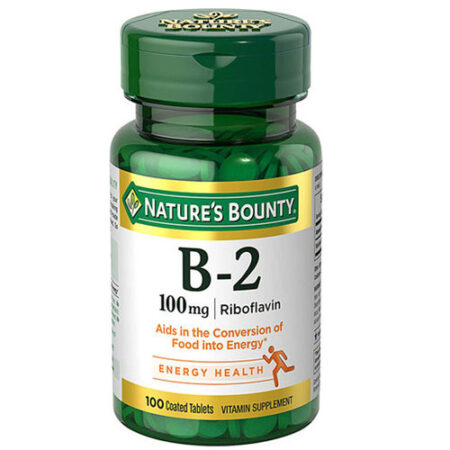 Nature's Bounty, Vitamina B-2 - 100 mg - 100 Comprimidos