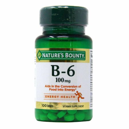 Nature's Bounty, Vitamina B-6 100 mg - 100 Tabletes