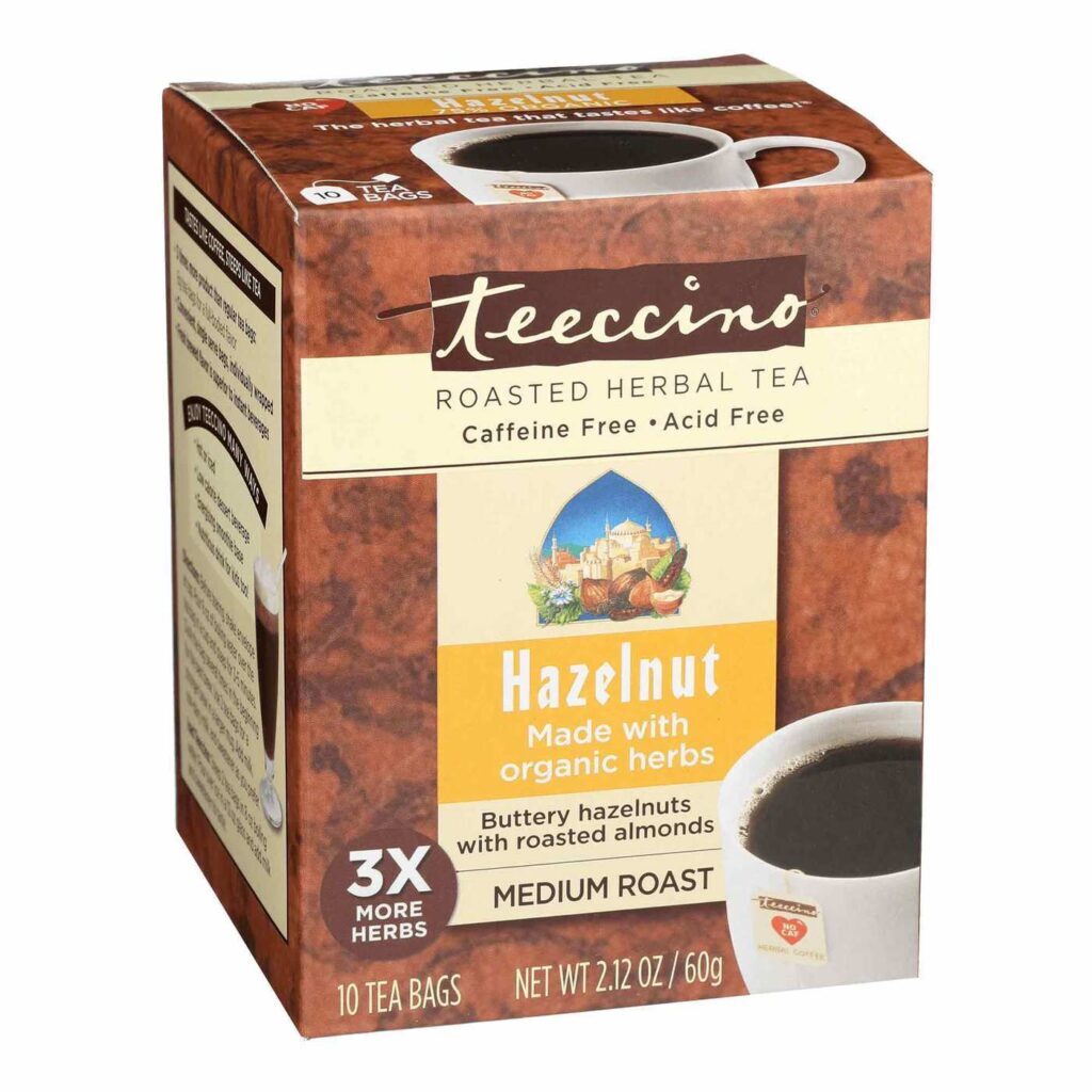 Teeccino Café à Base de Plantas - Tostado Médio - 10 Saquinhos de Chá - Alternativa ao Café Sem Cafeína - Imagem 2