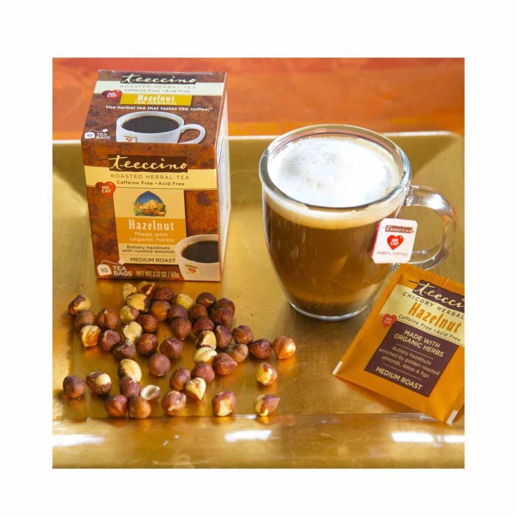 Teeccino Café à Base de Plantas - Tostado Médio - 10 Saquinhos de Chá - Alternativa ao Café Sem Cafeína - Imagem 3