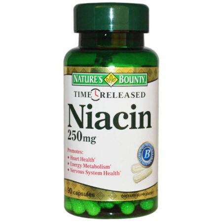 Nature's Bounty, Niacina 250 mg - 90 Cápsulas