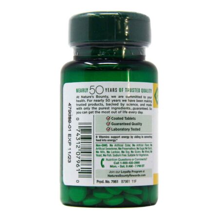 Nature's Bounty Biotin - 1,000 mcg - 100 Tabletes - Image 3