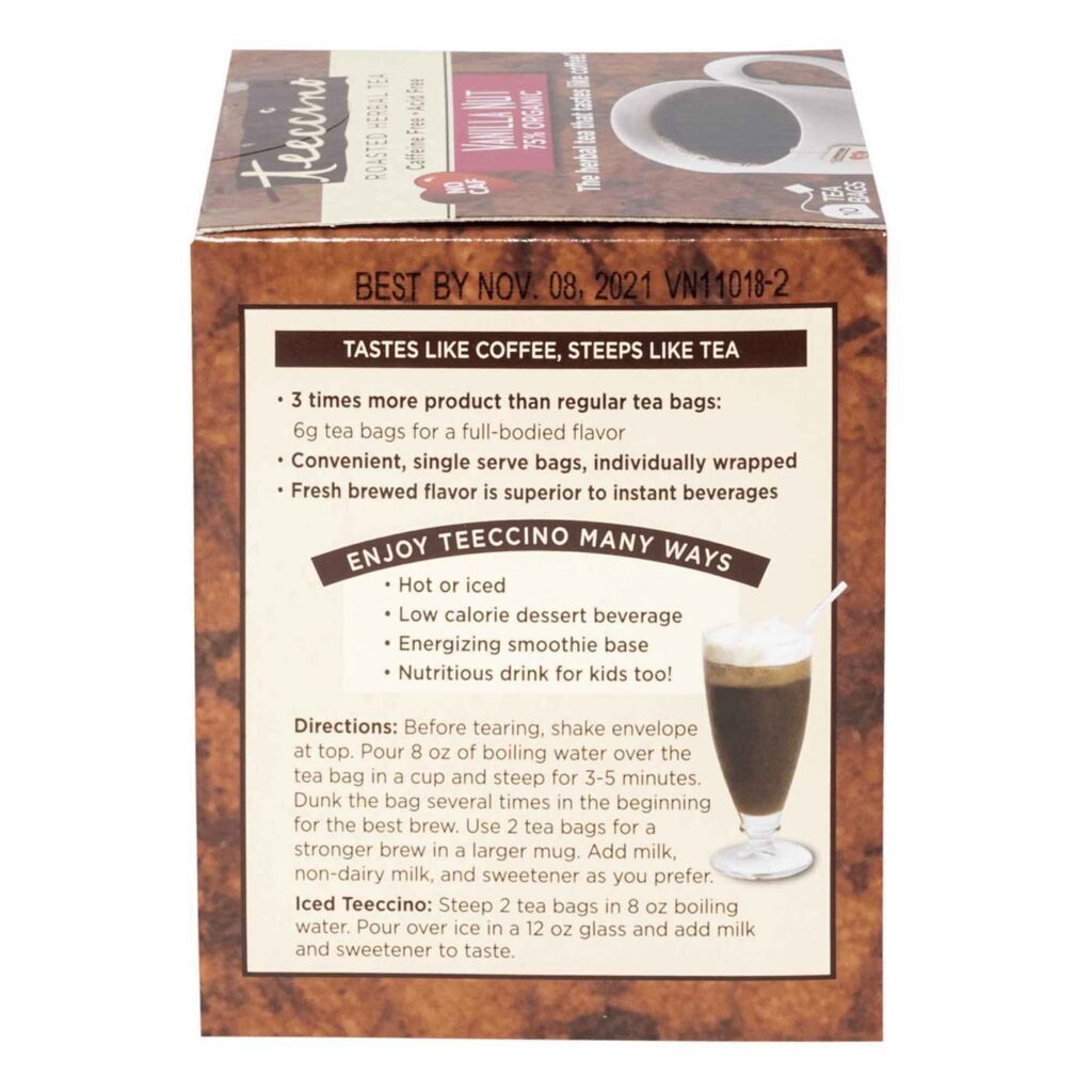 Teeccino Café à Base de Plantas - Assado Médio - 60g: Alternativa Saudável e Deliciosa - Imagem 5