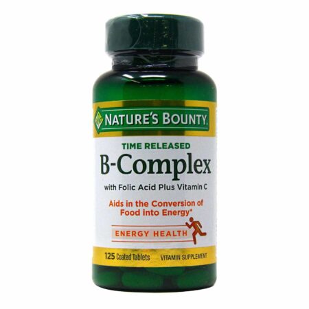 Nature's Bounty Time Release B-Complex - 125 comprimidos revestidos