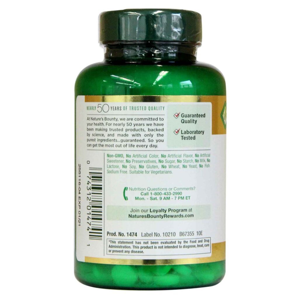 Nature's Bounty Vitamina C 500 mg - 250 Tabletes para Imunidade e Saúde - Imagem 2