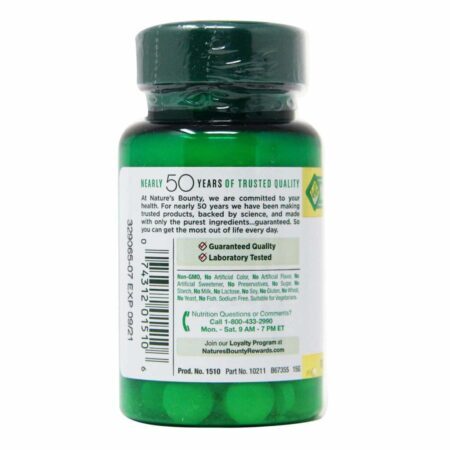 Nature's Bounty Vitamina C 500 mg - 100 Tabletes: Fortaleça Sua Imunidade e Vitalidade - Imagem 3