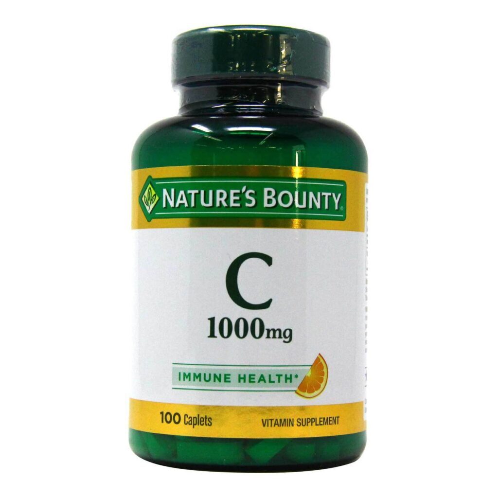 Nature's Bounty Vitamina C Pura 1000 mg - 100 Cápsulas: Imunidade e Antioxidante Essencial no Brasil