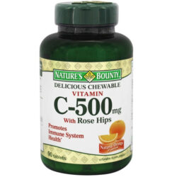 Nature's Bounty Vitamina C com Rosa Mosqueta - 90 Comprimidos Mastigáveis
