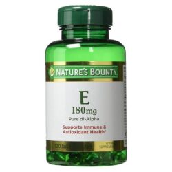 Nature's Bounty Vitamina E dl-Alpha - 120 Cápsulas em Gel: Antioxidante Essencial para Sua Saúde