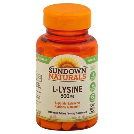 Sundown Naturals L-Lysine - 500 mg - 100 Tabletes