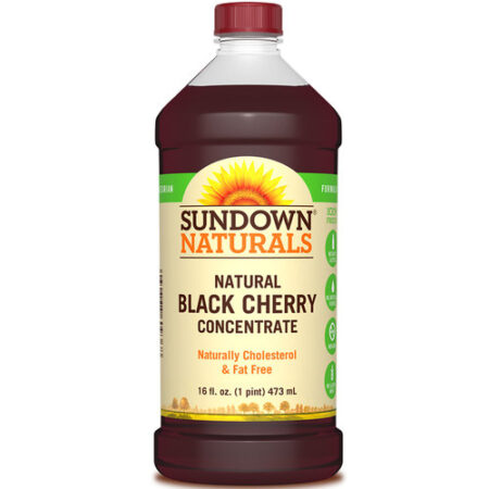 Sundown Naturals, Concentrado Natural de Cereja Preta - 16 fl oz (473mL)