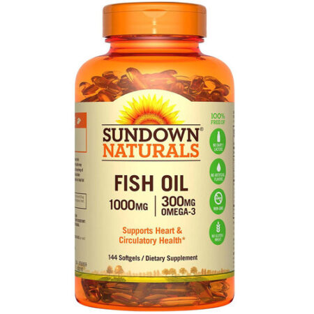 Óleo de peixe 1,000 mg - 144 Cápsula em gel - Sundown Naturals