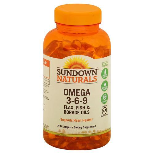 Triple Omega 3-6-9 Sundown Naturals 200 Cápsulas Gel - Saúde Completa