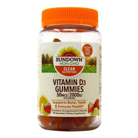 Vitamina D3 2,000 IU - 90 Gomas - Sundown Naturals