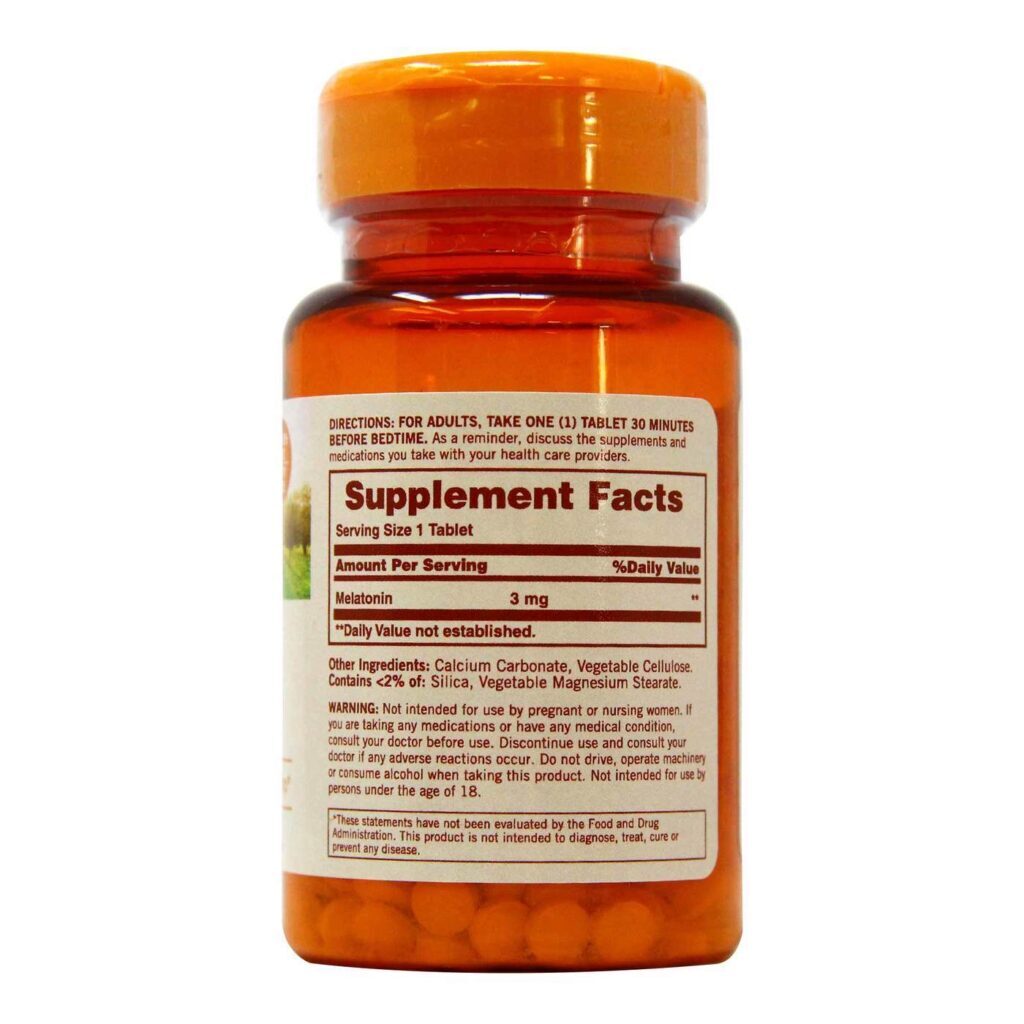 Sundown Naturals Melatonina – 3 mg – 120 Tabletes: Seu Aliado para Noites de Sono Reparador no Brasil — foto 2 Sundown Naturals Melatonina - 3 mg - 120 Tabletes: Seu Aliado para Noites de Sono Reparador no Brasil - Imagem 2