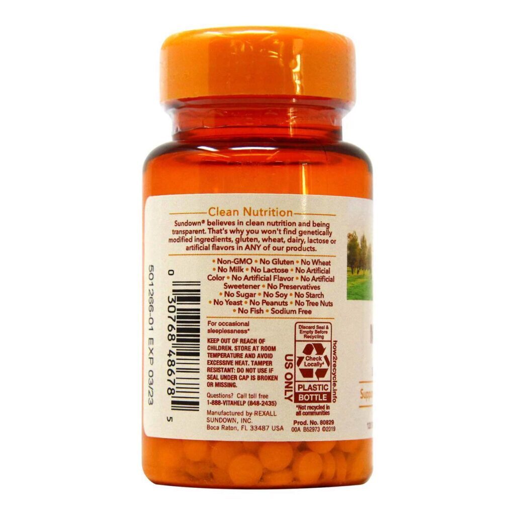 Sundown Naturals Melatonina – 3 mg – 120 Tabletes: Seu Aliado para Noites de Sono Reparador no Brasil — foto 3 Sundown Naturals Melatonina - 3 mg - 120 Tabletes: Seu Aliado para Noites de Sono Reparador no Brasil - Imagem 3