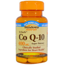 Sundown Naturals Co Q-10 400mg - 30 Cápsulas Gel: Energia e Bem-Estar para Sua Rotina