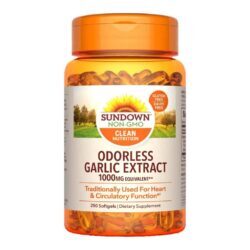 Sundown Extrato de Alho Sem Cheiro 1.000 mg - 250 Cápsulas em Gel: Saúde Imbatível para o Dia a Dia Brasileiro