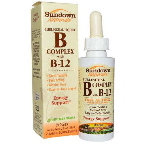 Sundown Naturals Complexo B Líquido 59 ml: Energia e Bem-Estar Diário