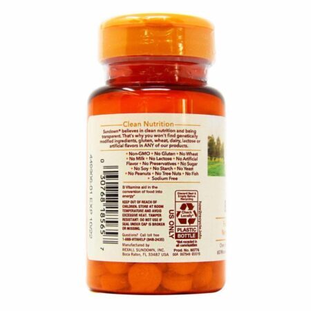 Sundown Naturals B12 Dissolvíveis 6.000 mcg - Energia e Bem-Estar para Brasileiros - Imagem 3
