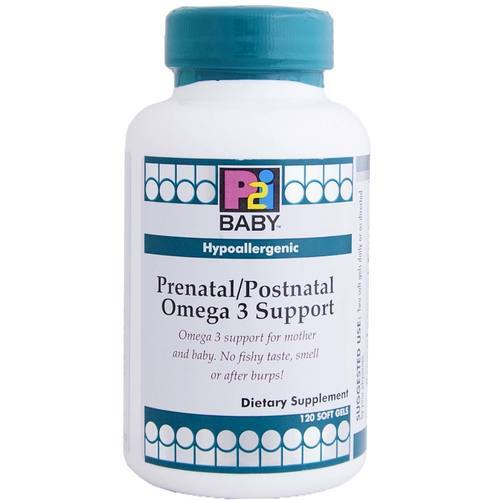 Kirkman Labs P2i Baby Omega-3: Suporte Pré-Natal e Pós-Natal - 120 Cápsulas em Gel