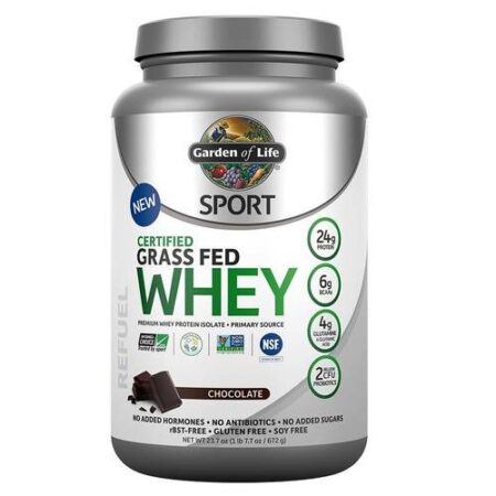 Garden of Life SPORT, Proteína Whey , Chocolate - 652 g