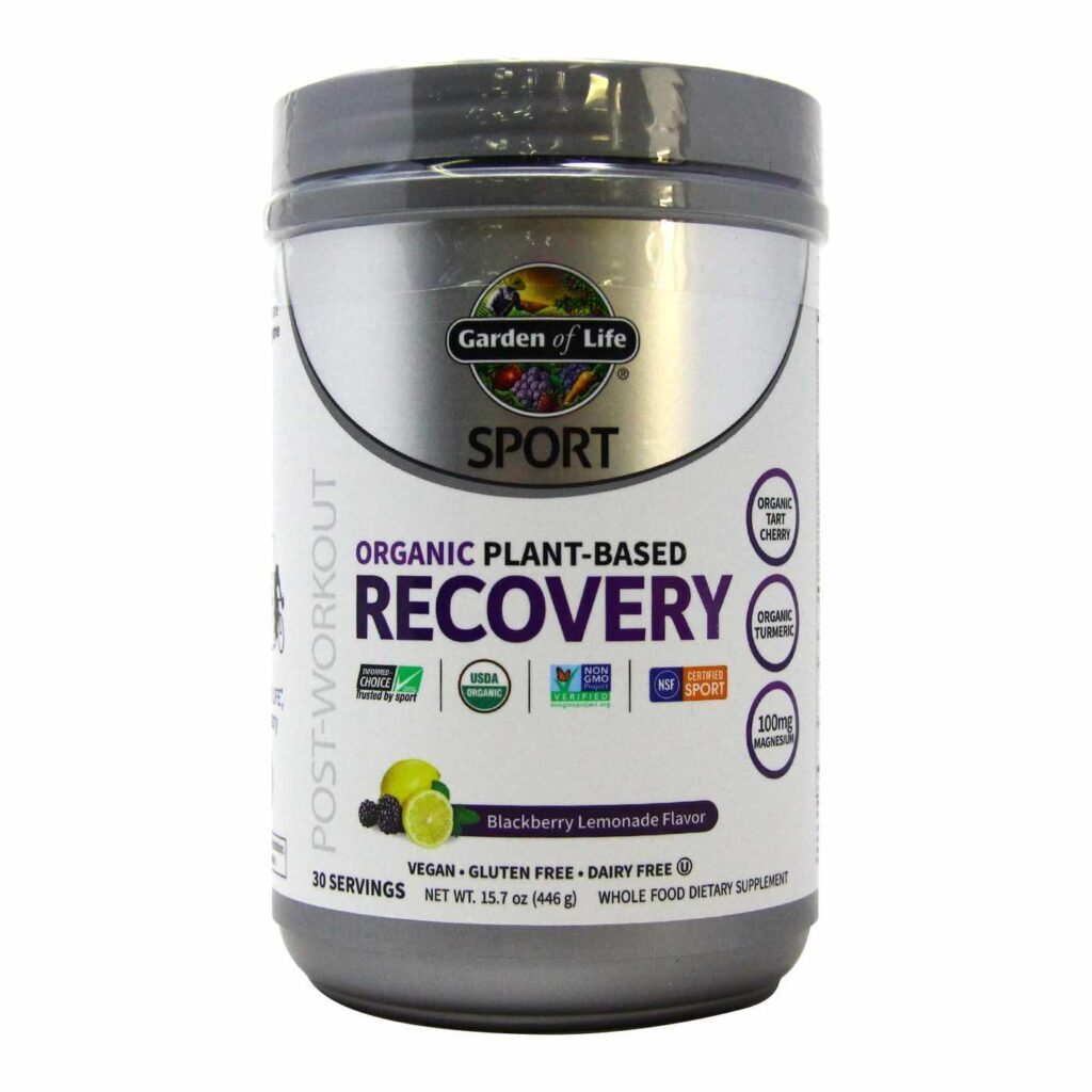 Garden of Life SPORT Recuperação Orgânica 446g: Proteína Vegana para Pós-Treino
