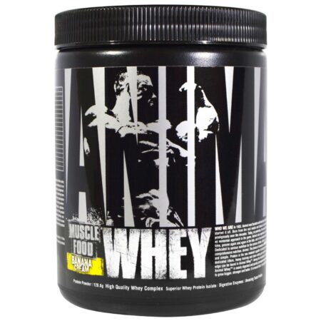 Universal Nutrition Animal Muscle Food Whey, Creme de banana - 128.6 g Trial Size