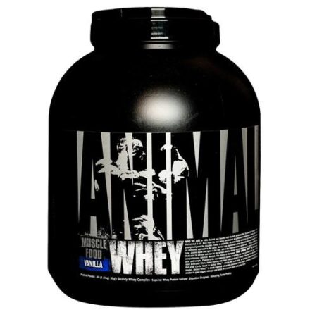 Universal Nutrition Animal Muscle Food Whey, Baunilha - 5 lbs