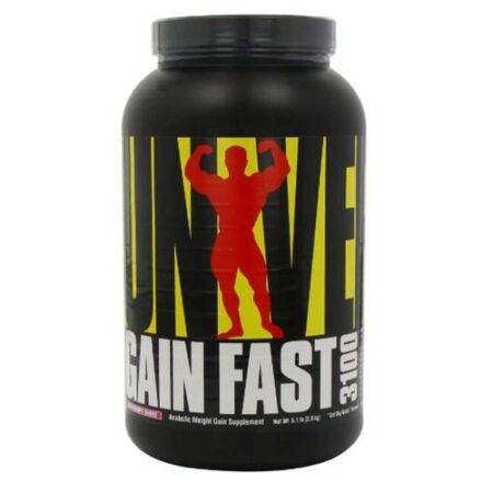 Universal Nutrition Gain Fast 3100, morango - 5.1 lbs