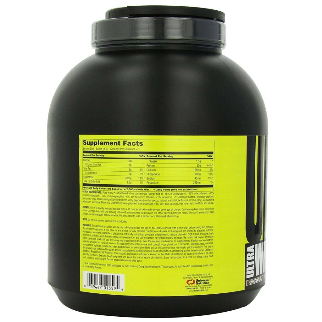 Ultra Whey Pro Chocolate Universal Nutrition - 2.270g: Proteína de Alta Performance para Você - Imagem 2