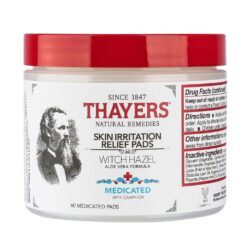 Thayers Superhazel™ com Aloe Vera – Alívio da Dor: 60 Almofadas para Cuidado Pós-Procedimento