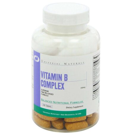 Universal Nutrition, Complexo de Vitamina B - 100 Comprimidos