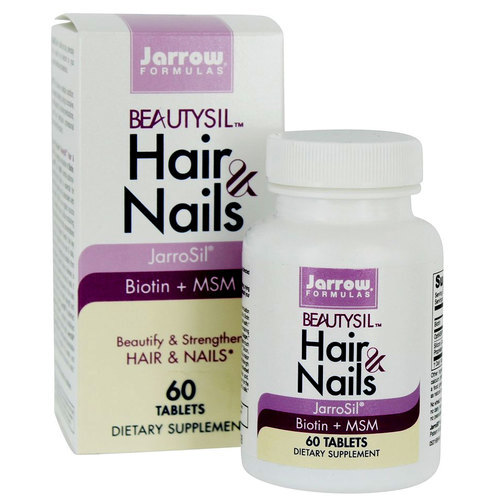 Jarrow Formulas Beautysil Cabelos e Unhas 60 Tabletes - Colágeno e Biotina