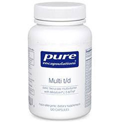 Pure Encapsulations Multi T/D - 60 Cápsulas: Nutrição Completa para o Bem-Estar Brasileiro
