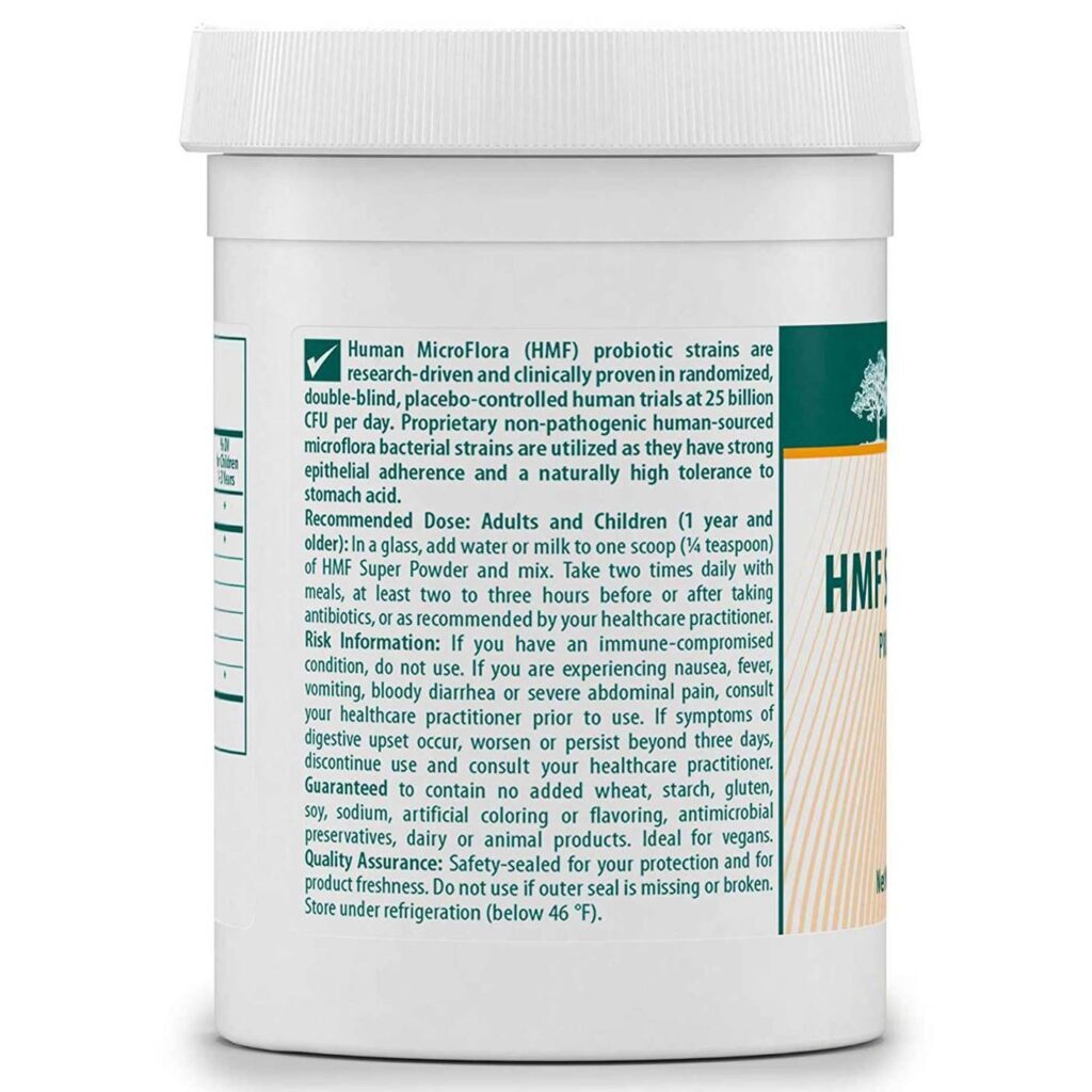 Genestra HMF Super Powder - 4,2 Onças: Probiótico e Prébiótico para Saúde Intestinal - Imagem 3