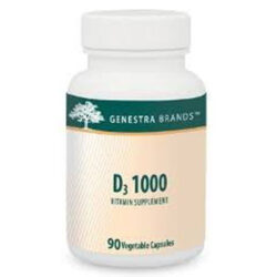Genestra D3 - 1.000 UI - 90 Cápsulas Vegetarianas - Vitalidade Óssea e Imunidade