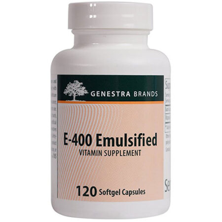 Genestra E-400 Emulsified - 120 Softgel Cápsulas