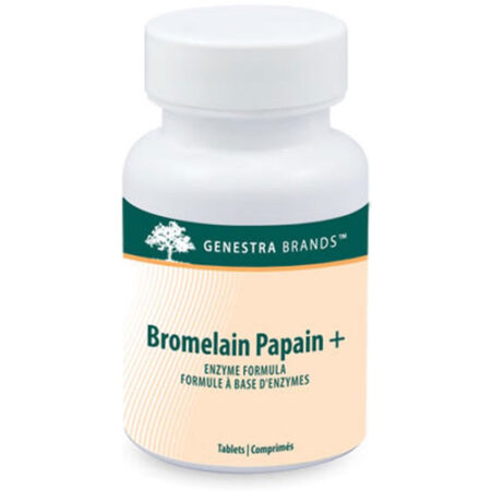 Genestra Bromelain Papain + - 60 Tabletes