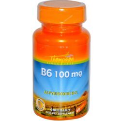 Vitamina B6 Thompson 100mg - 60 Comprimidos: Sua Aliada para o Bem-Estar e Energia Diária no Brasil