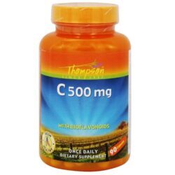 Vitamina C Thompson 500 mg com Bioflavonóides - 90 Cápsulas: Sua Dose Diária de Imunidade e Vitalidade