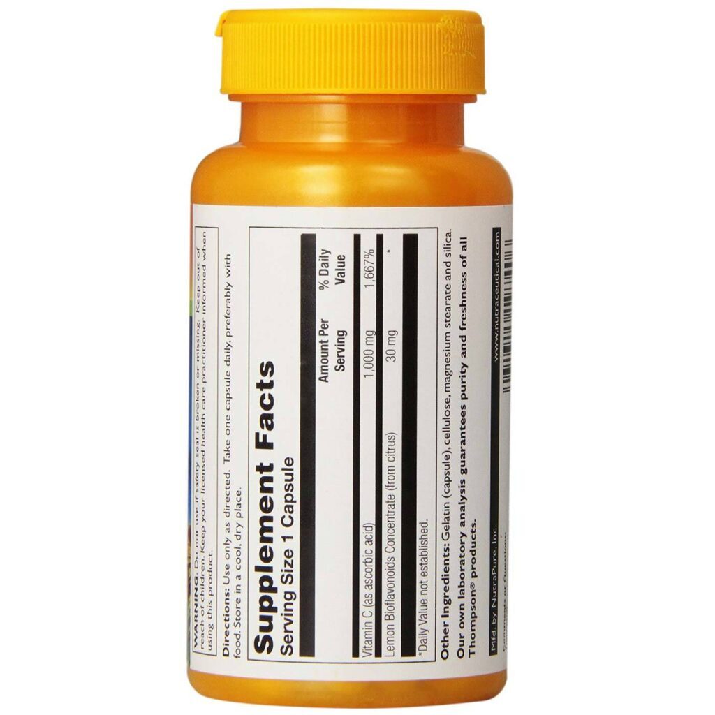 Vitamina C 1000mg Thompson - 60 Cápsulas para Imunidade e Bem-Estar no Brasil - Imagem 2