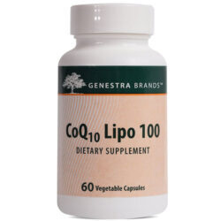Genestra CoQ10 Lipo 100 mg - 60 Cápsulas Vegetarianas: Saúde Cardiovascular e Energia Celular