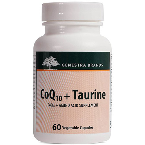 Genestra CoQ10 + Taurina - 60 Cápsulas Vegetarianas: Energia e Saúde Cardiovascular