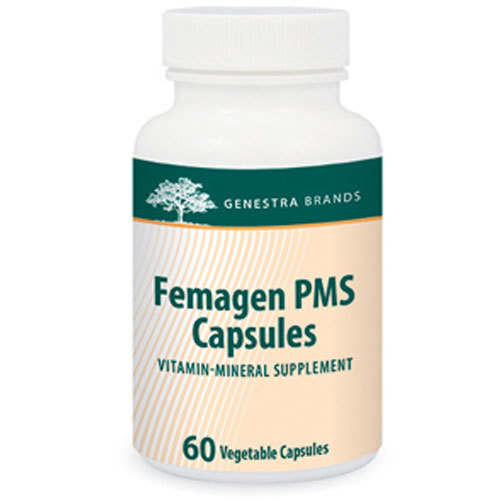Genestra Femagen PMS 60 Cápsulas Vegetarianas - Alívio Natural dos Sintomas da TPM