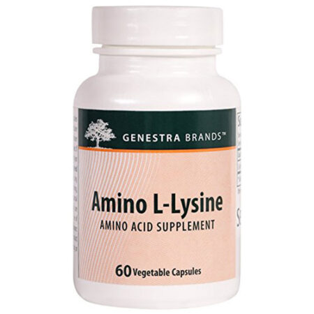 Genestra Amino L-Lysine - 450 mg - 60 Cápsulas Vegetarianas