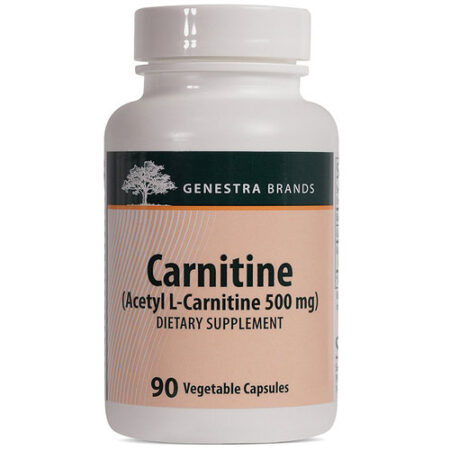 Genestra Carnitina - 500 mg - 90 Cápsulas Vegetarianas