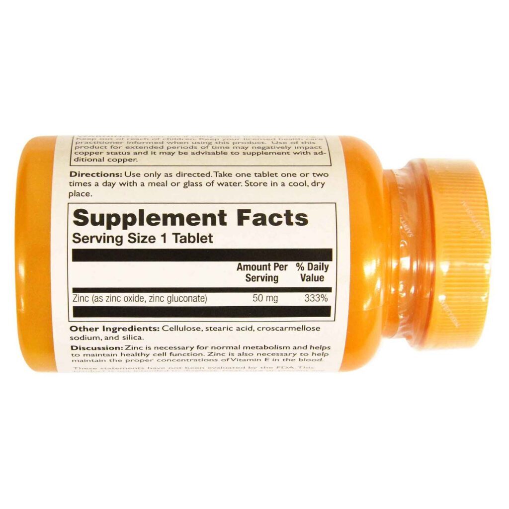Zinco 50mg Thompson 60 Comprimidos: Alta Potência para sua Saúde e Bem-Estar - Imagem 3