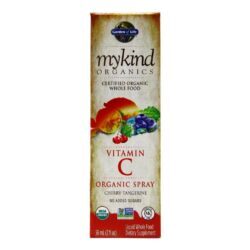 Garden of Life Mykind Organics Vitamina C Spray Cereja e Tangerina 58 ml - Imunidade Natural