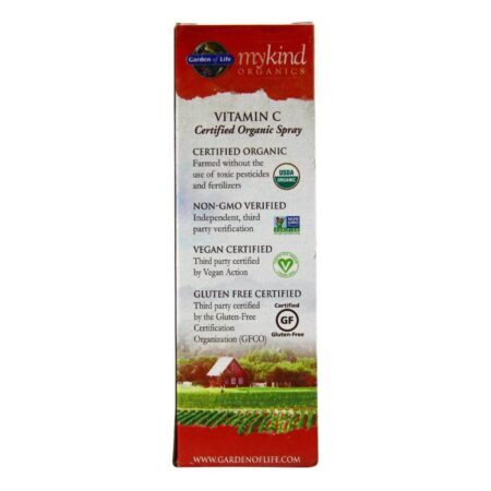 Garden of Life Mykind Organics Vitamina C Spray Cereja e Tangerina 58 ml - Imunidade Natural - Imagem 3